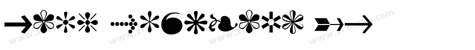 Zapf Dingbats BT字体转换